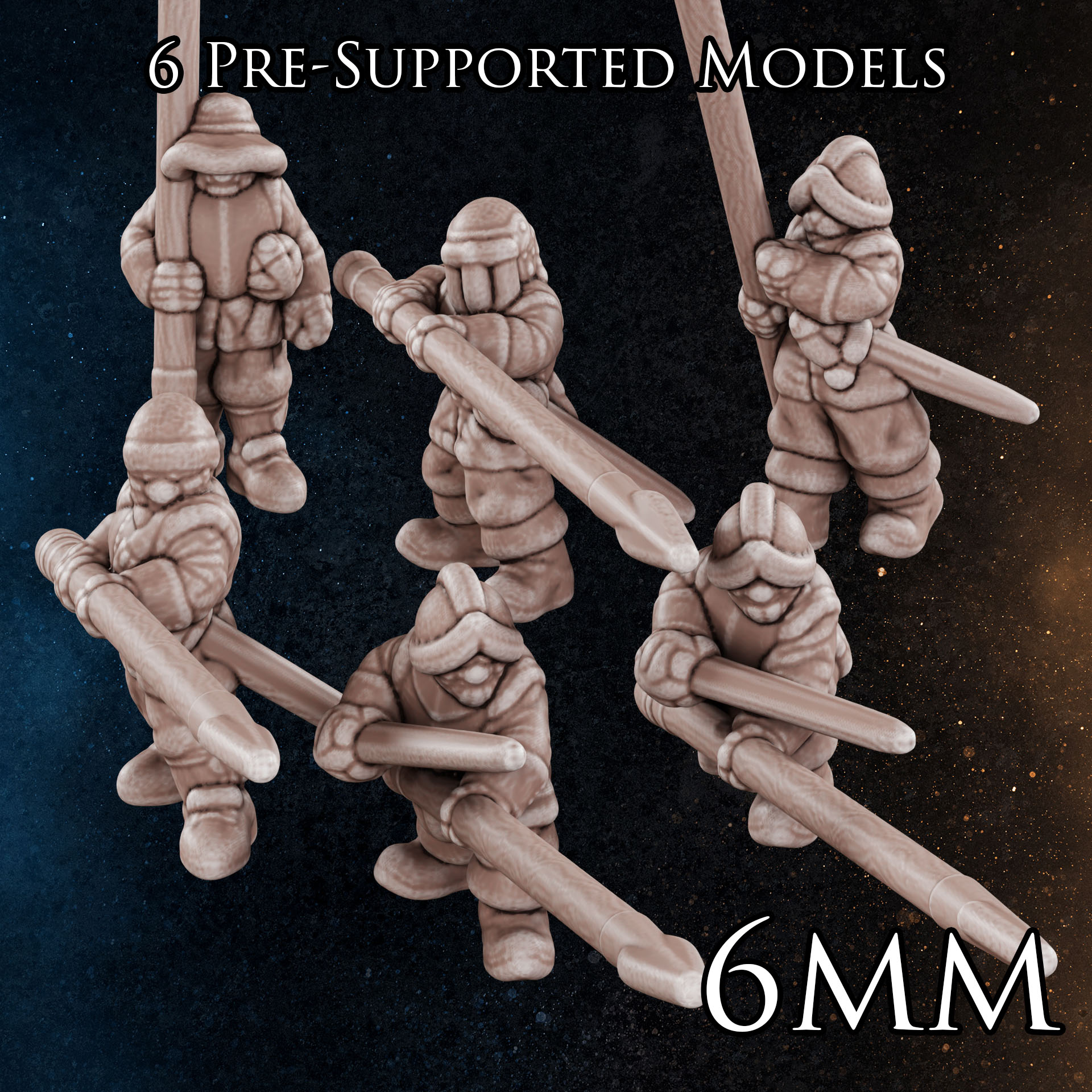 6mm - Pikemen - English Civil War - Pike & Shot